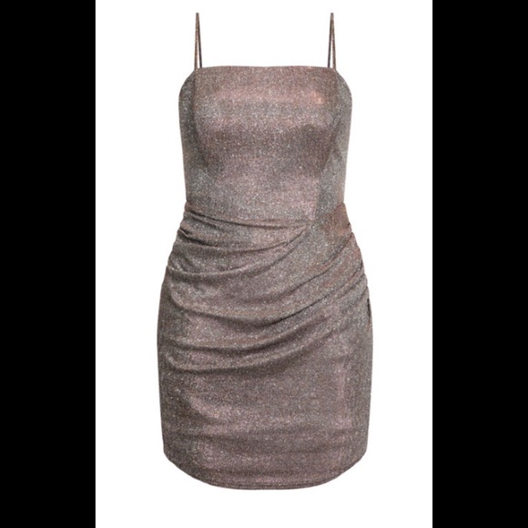 NWT City Chic Bronze Dress - Size 22 - Picture 2 of 7